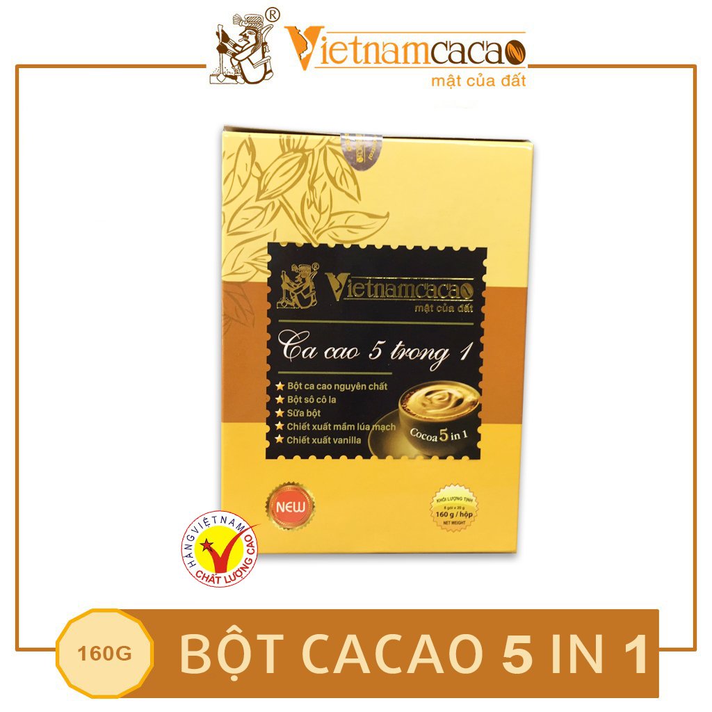 Ca cao 5 In 1 Vietnamcacao (160g)