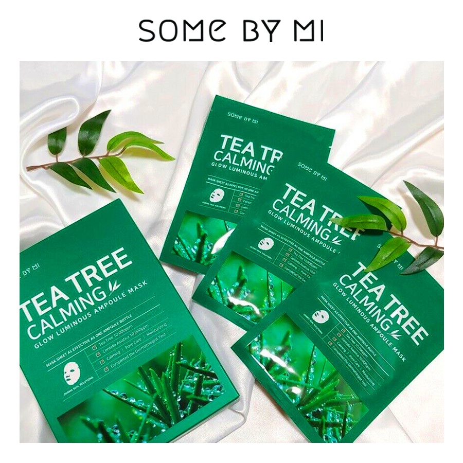 Mặt nạ làm dịu da, giảm mụn Some By Mi Tea Tree Calming Sheet Mask