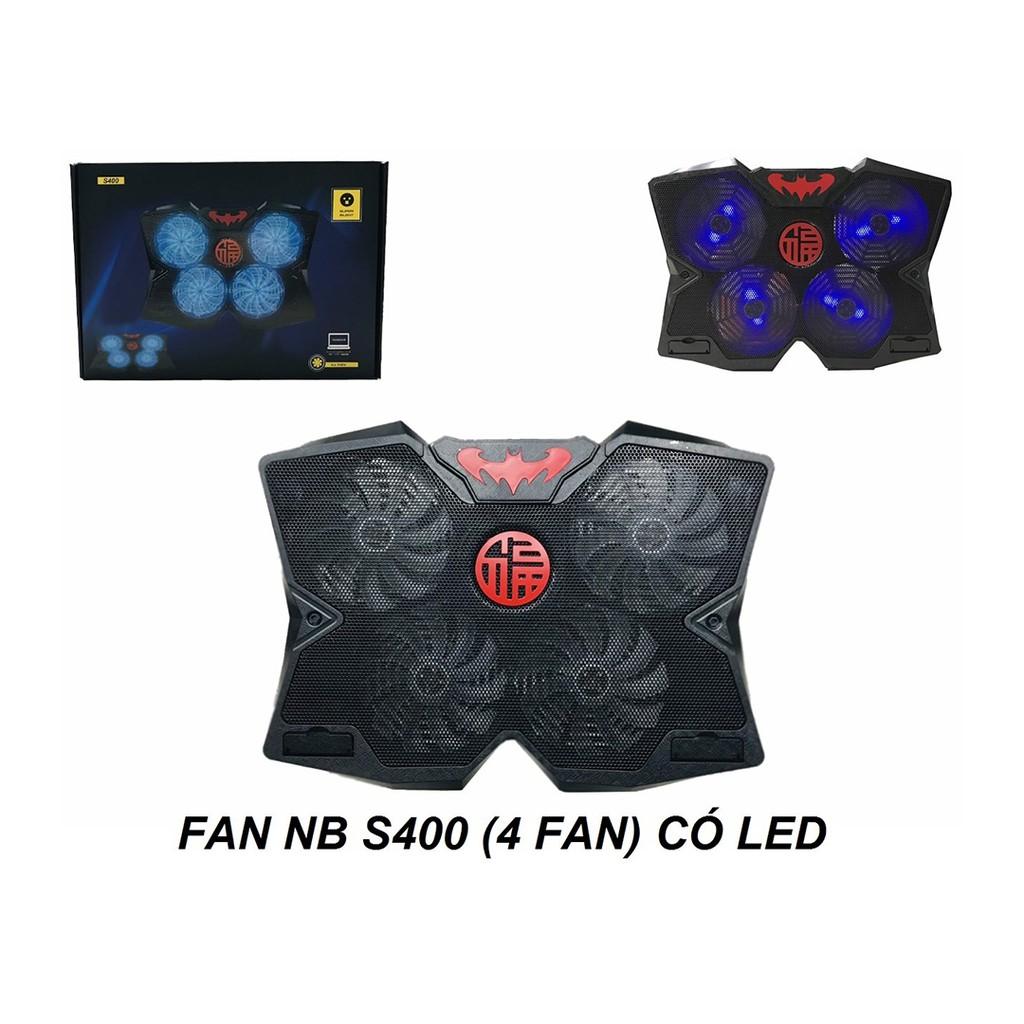 Đế Tản Nhiệt NB Cooling Pad S400 ( 4 FAN )