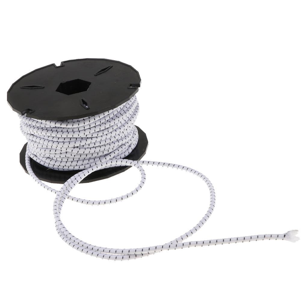Elastic Cord Kayak Boat Marine Heavy Duty Shock Rope Tie Down White