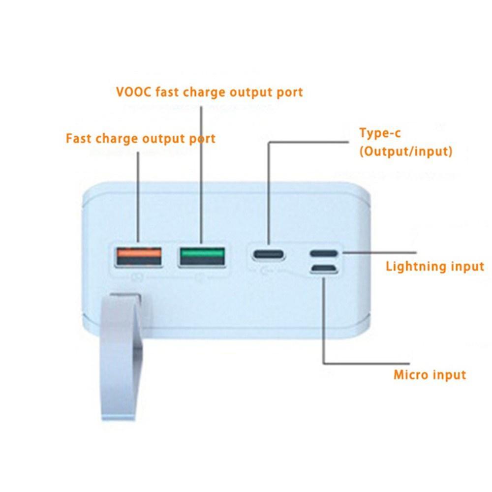Vỏ Sạc Dự Phòng Không Dây Usb Kép 16x18650 Siêu Bền Cho Điện Thoại Di Động DIY