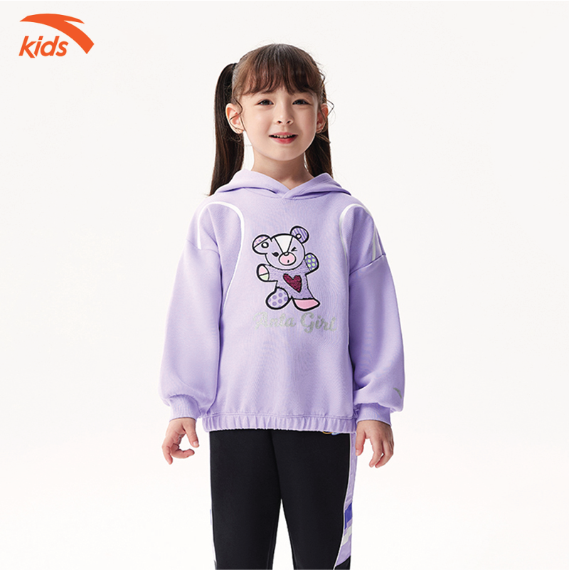 Áo hoodie thời trang bé gái Street Dance Anta Kids W362349724