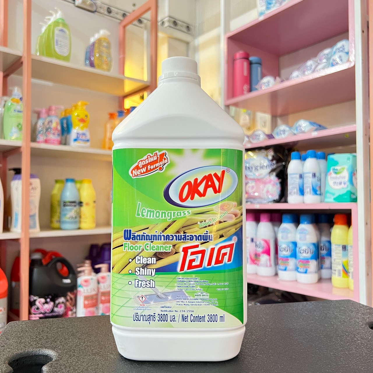 Nước lau sàn Okay Thái Lan 3800ml (2 màu)