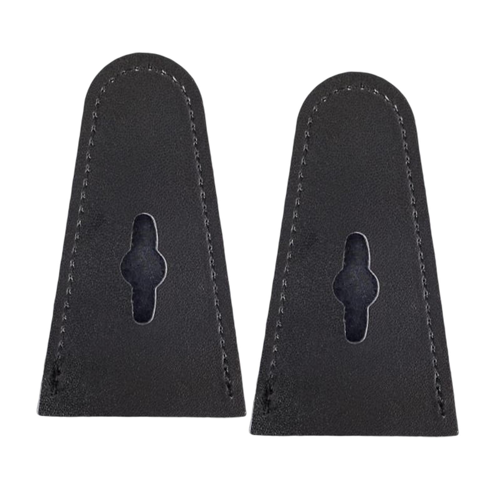 PU Leather  Bow Tip Protector Recurve Bows Stabilizer for  Black
