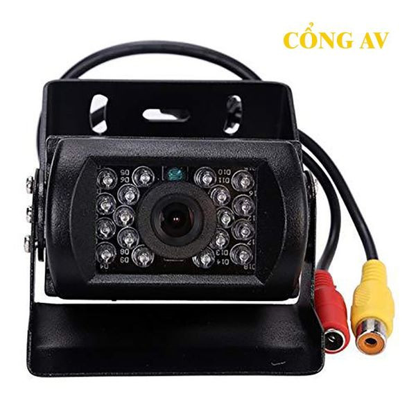 Camera Lùi Chống Nước Gắn Xe Tải 12-24V - Cổng AV