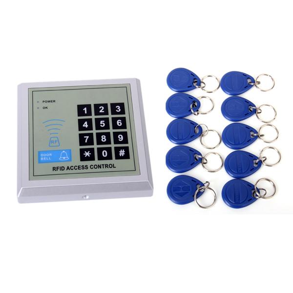 Door Lock Access Control System Safety Machine with 10 Keyfobs