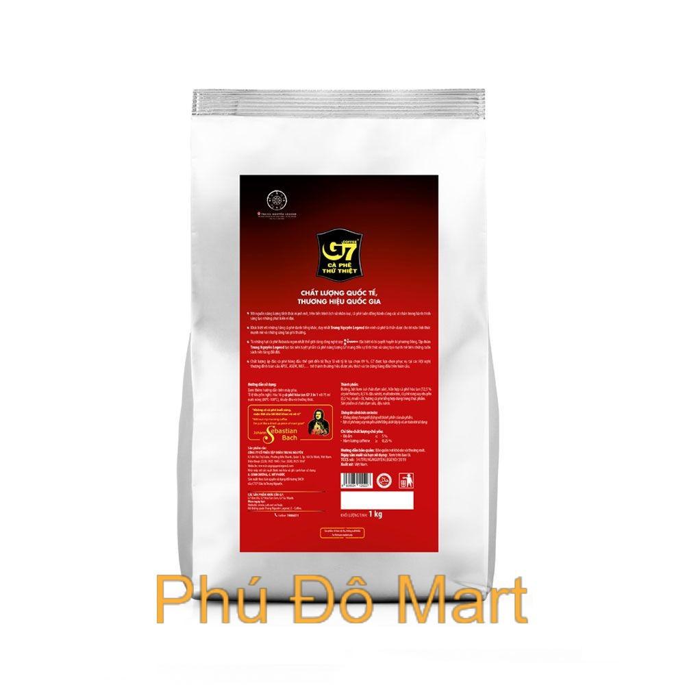 Cà Phê Sữa Hòa Tan G7 3in1 Bịch 1 kg - Trung Nguyên