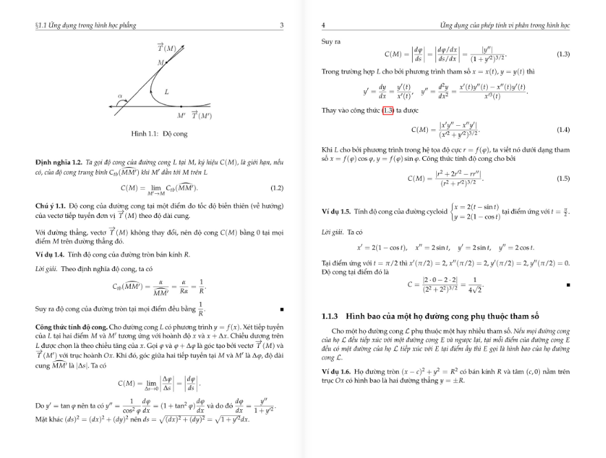Giải Tích II: Hàm Số Nhiều Biến Số