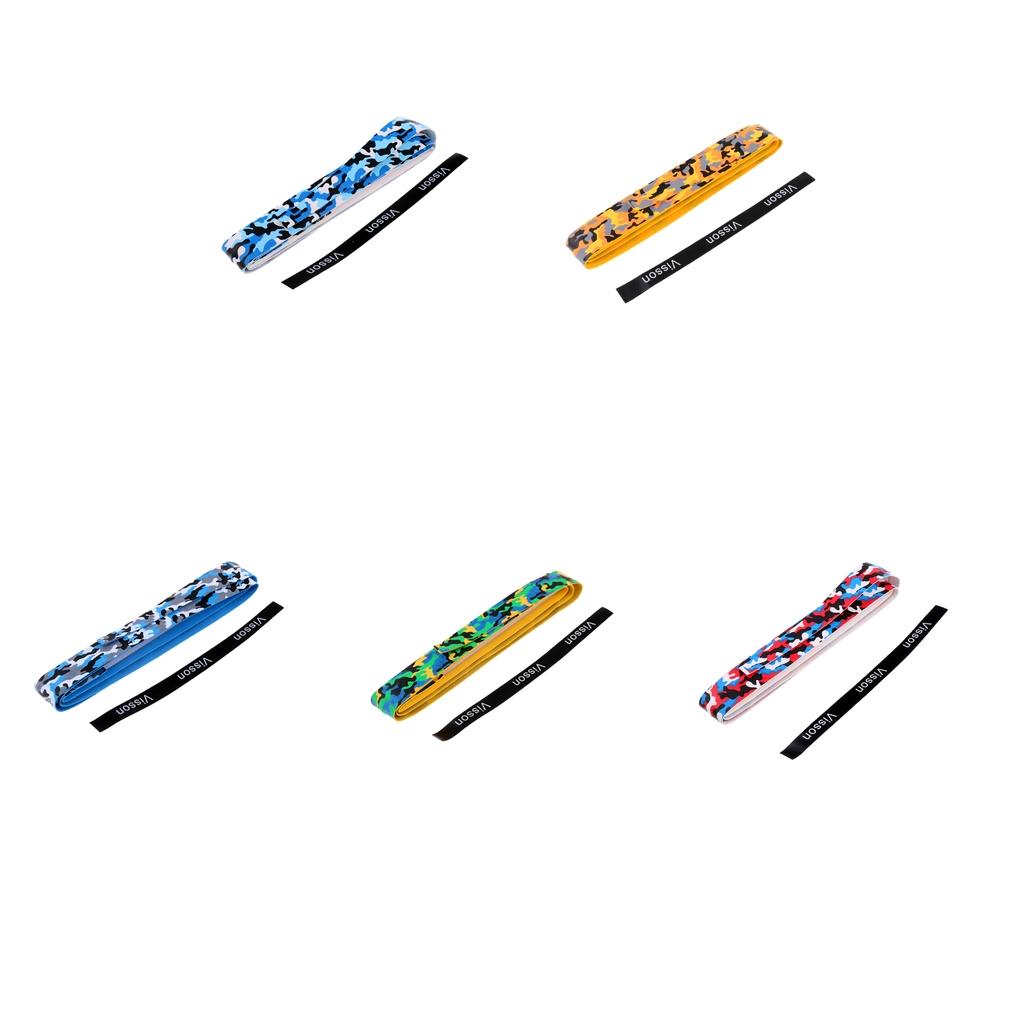 Anti Slip Stretchy Absorb Sweat Tennis/Badminton/Pickleball/Fishing Pole Racquet Grip Tape - Camo Colors