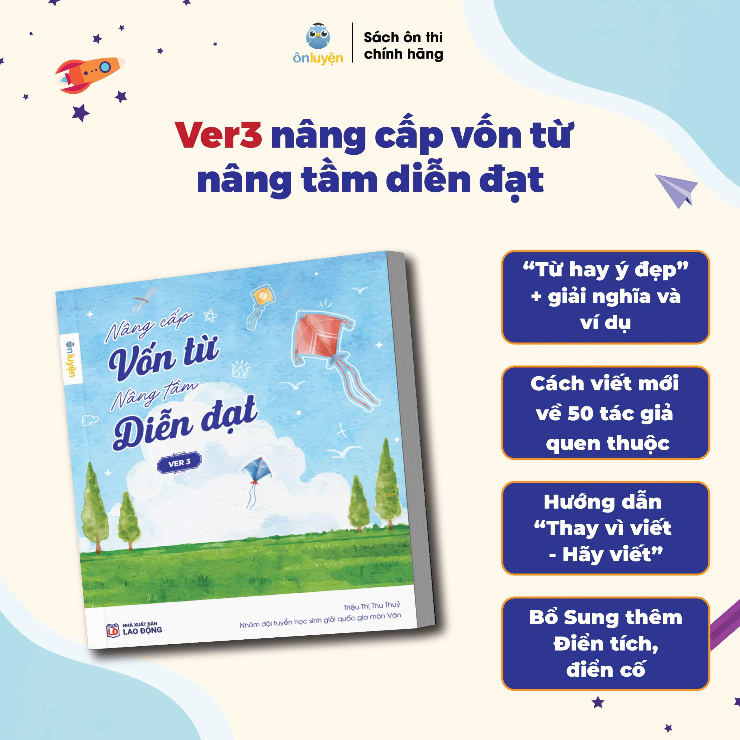(Ver3) Sách Nâng cấp vốn từ, nâng tầm diễn đạt Version 3 - Nhà Sách Ôn Luyện