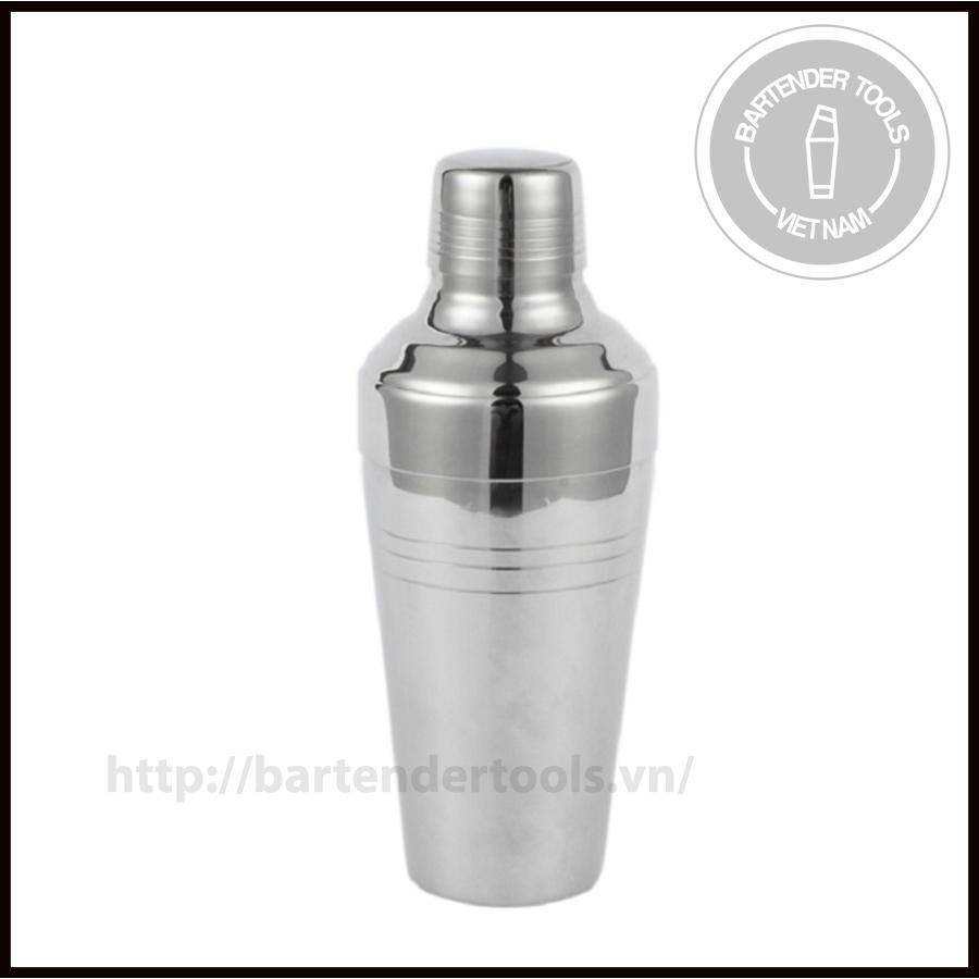 Shaker inox 304  dạng thoi 510ml