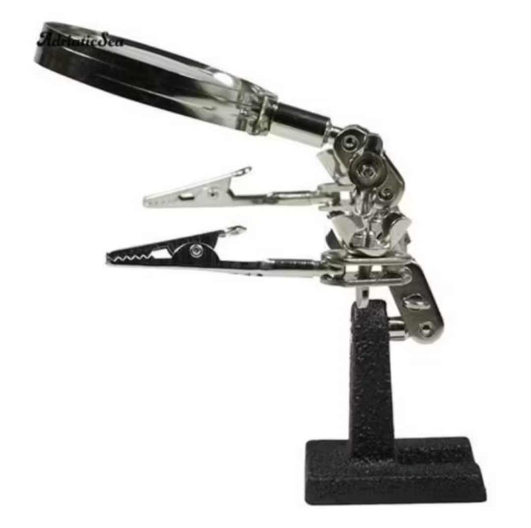 GIÁ KẸP HÀN LINH KIỆN ĐIỆN TỬ CÓ KÍNH LÚP CAO CẤP THUẬN TIỆN CHO MỌI