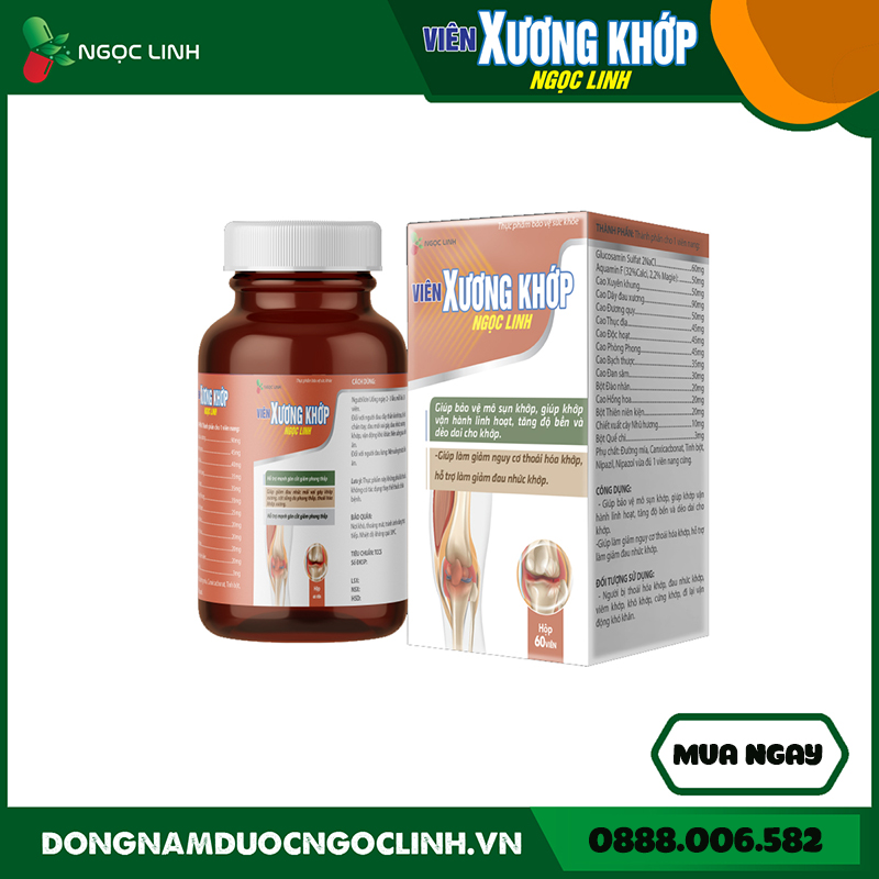 Viên Xương Khớp Ngọc Linh – Hỗ trợ tăng độ bền và dẻo dai cho khớp