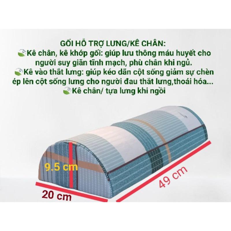 Gối hỗ trợ kéo dãn cột sống thắt lưng hoặc kê chân cho người đau khớp gối, phù chân,giãn tĩnh mạch