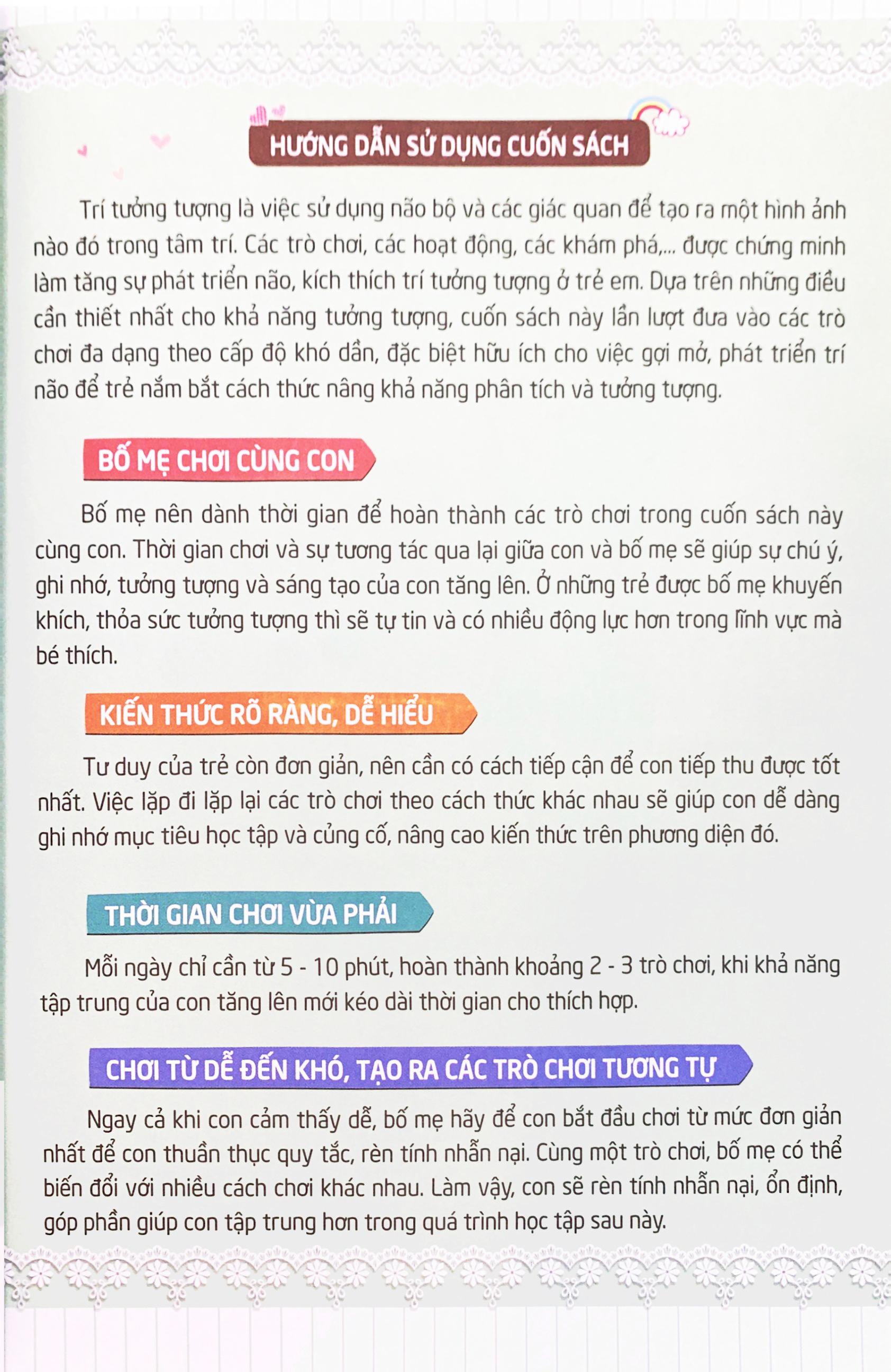 500 Trò Chơi Rèn Luyện IQ - Khả Năng Tưởng Tượng