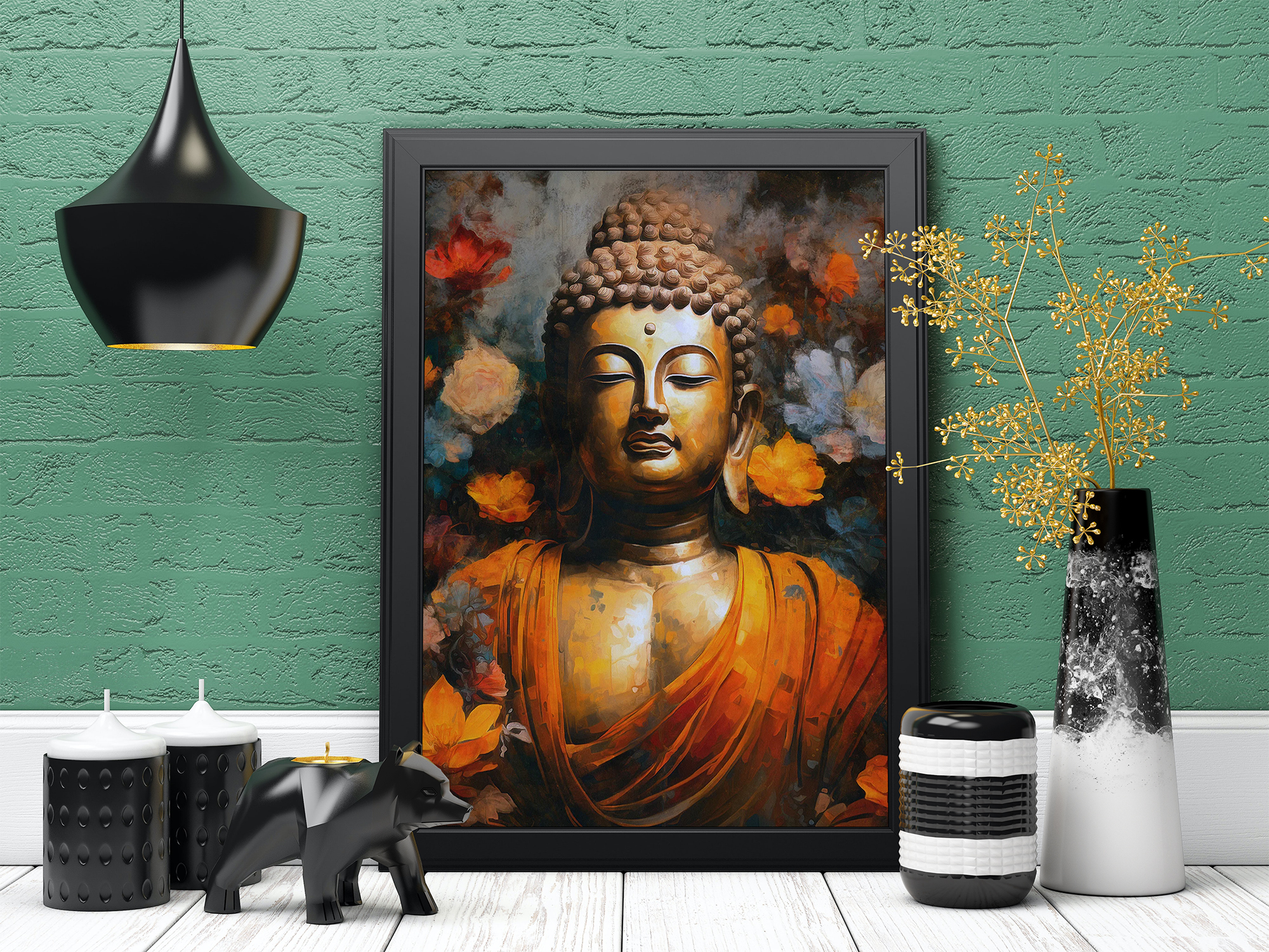 Quà tặng cho tâm | Tranh Đức Phật | Tranh canvas (STA_Ducphat_01)