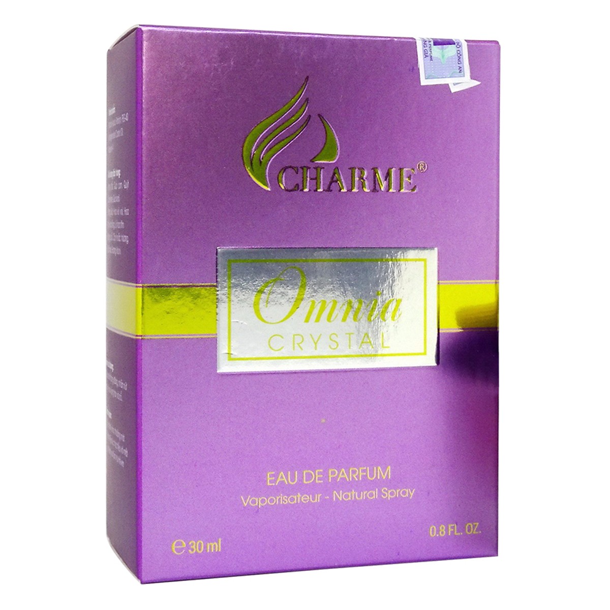 Nước Hoa Nữ Charme Omnia Crystal Hương Hoa Cỏ Ngọt Và Mát - Quý Phái, Quyến Rũ(30ml) (Chính Hãng)