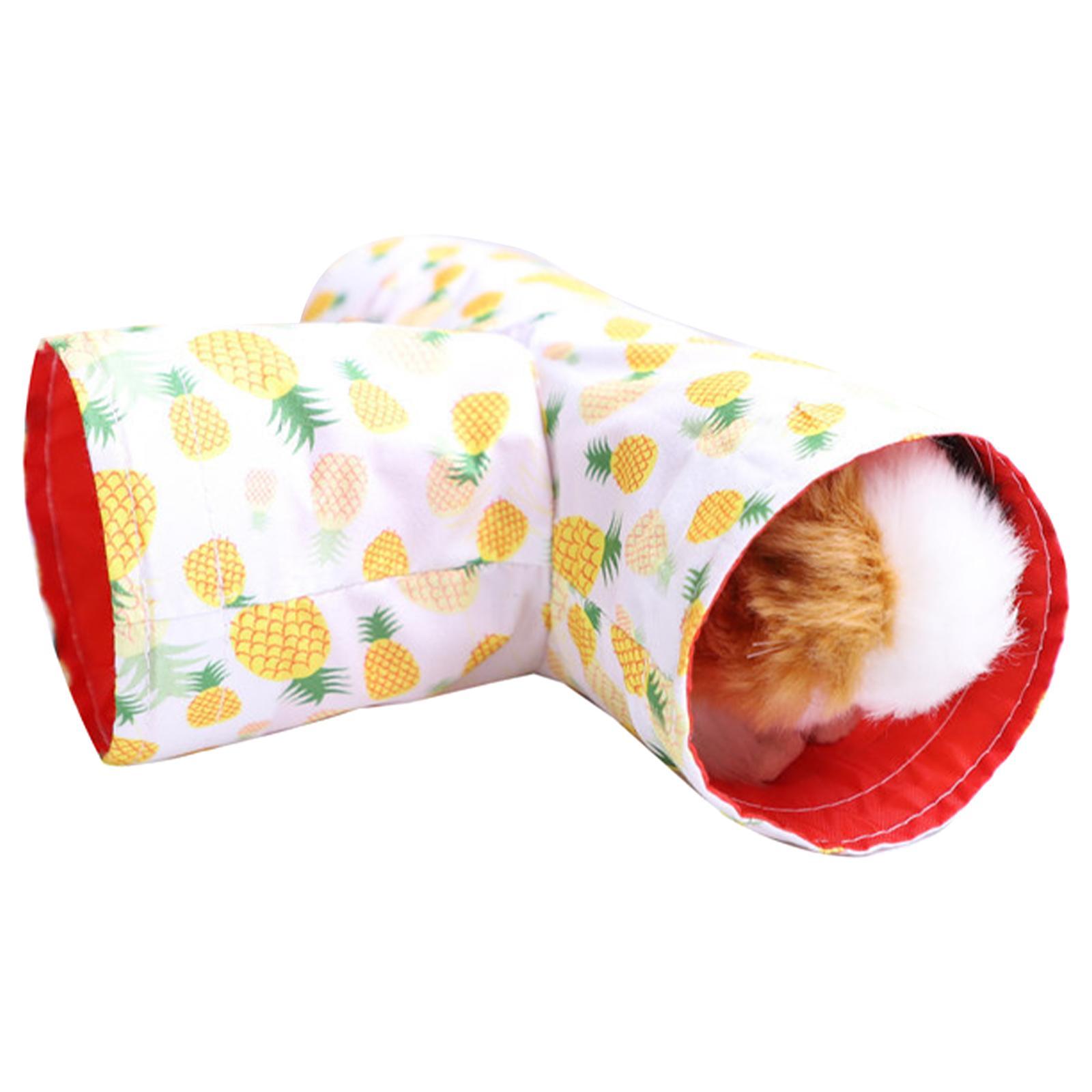 Small Animal Play Tunnel, Pet Toy Tunnel for Hamster, Guinea Pig, Mice, Rats