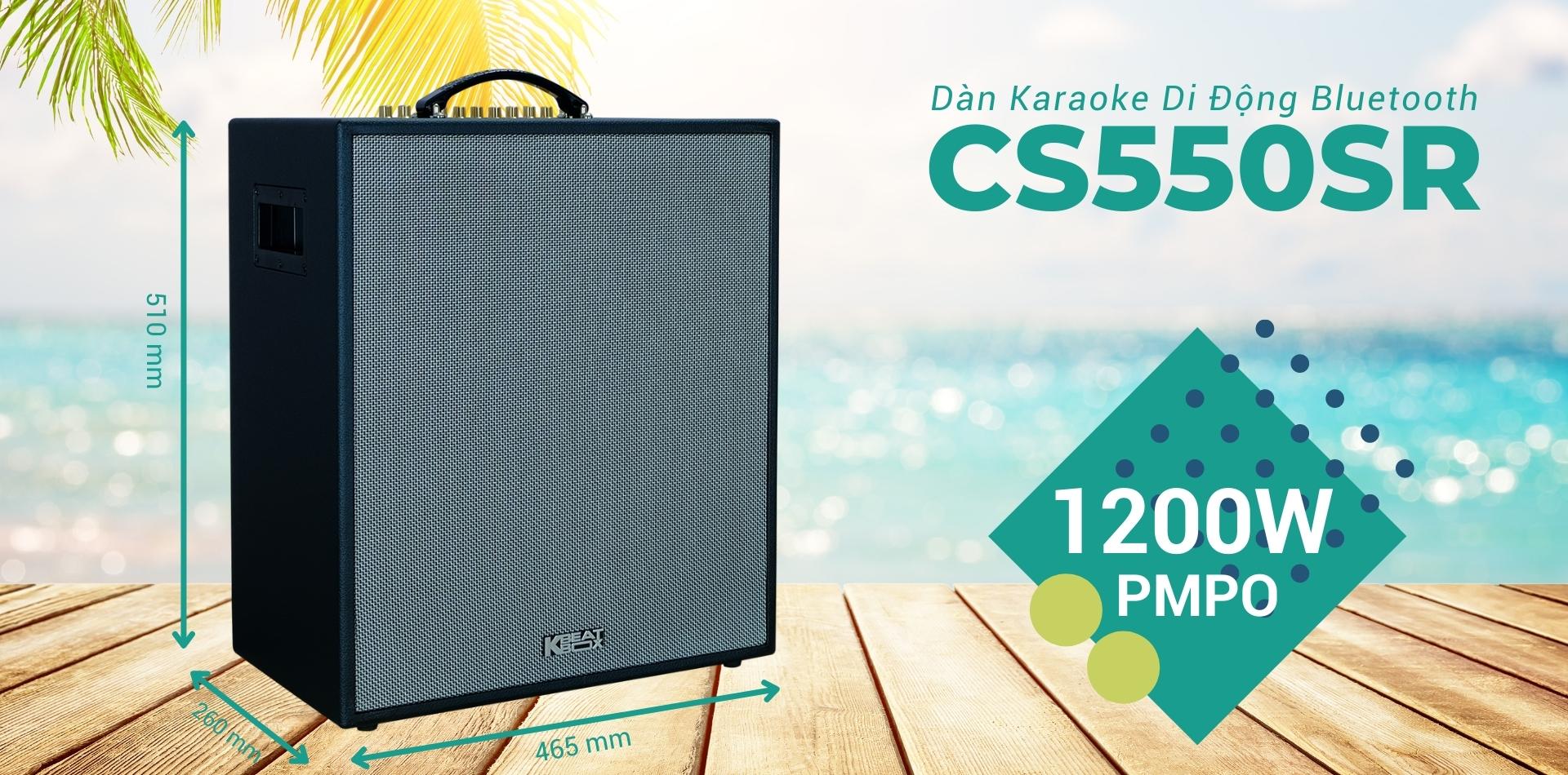 Dàn âm thanh di động xách tay ACNOS CS550SR