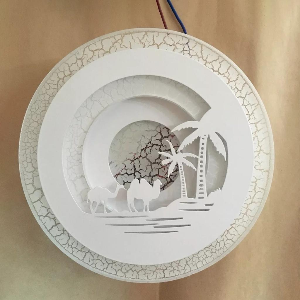 Đèn Gắn Tường Phòng Ngủ Upled Mica Vân Đá Trang trí Phòng Khách, Cầu Thang