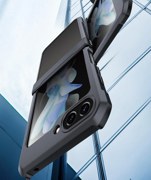 Ốp lưng cho SamSung Galaxy Z Flip 5 hiệu XUNDD cao cấp chống sốc mặt lưng trong -hàng nhập khẩu