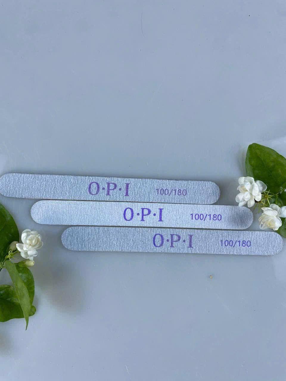 Dũa Móng Tay Opi Chữ Tím Độ Nhám 100/180 Loại Dày Form Chữ Nhật, Kim Cương, Thẳng, Bán Nguyệt Làm Nail - Nail Phương Miu