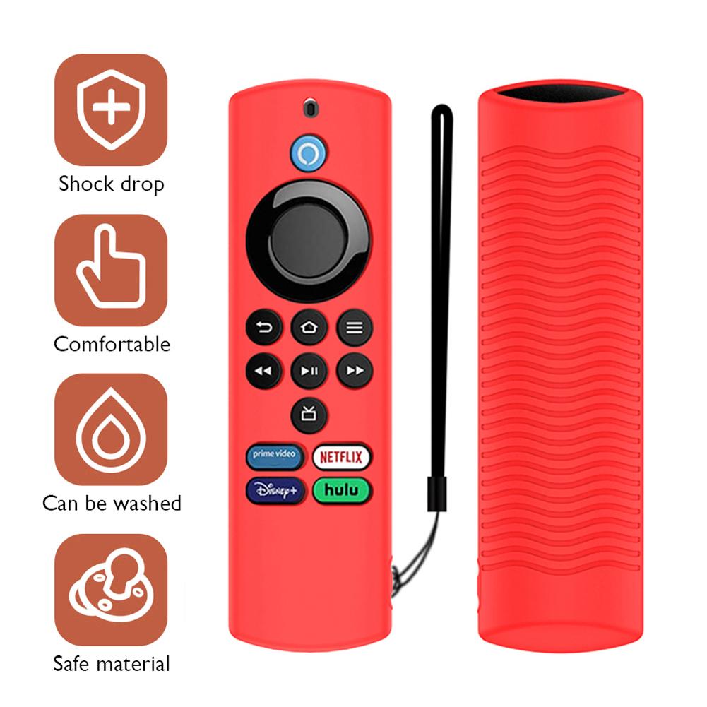 ROP-chống sốc chống sốc có thể giặt được cho Fire TV Stick Lite Alexa Voice Remote Lite bộ điều khiển từ xa đa màu thế hệ thứ 2