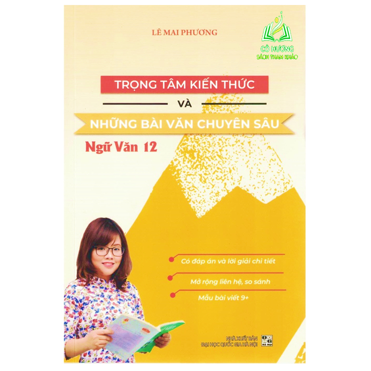 Sách - Combo Những Bài Văn Chuyên Sâu Ngữ Văn 12 Và 125 Đoạn Văn Nghị Luận Xã Hội Chọn Lọc, Cô Lê Mai Phương