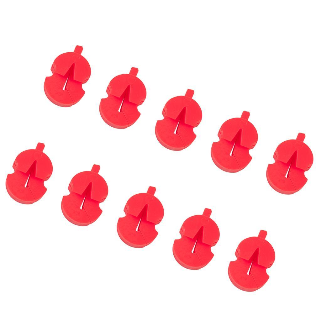 10pcs Red Violin Mute   for 1/2 3/4 4/4 Fiddle Training Practicing