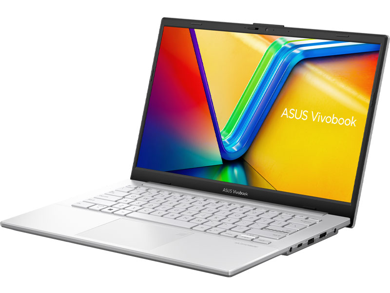 Laptop Asus Vivobook Go 14 E1404FA-NK177W (Ryzen 5 7520U | 16GB | 512GB | 14 inch FHD | AMD Radeon Graphics | Win 11 | Bạc) - Hàng Chính Hãng