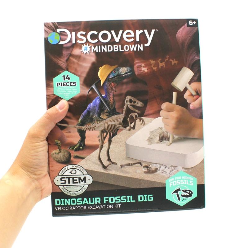 Đồ Chơi Giáo Dục STEM 1423004881 - Dinosaur Fossil Dig - Bộ Khảo Cổ Truy Tìm Xương Khủng Long Velociraptor