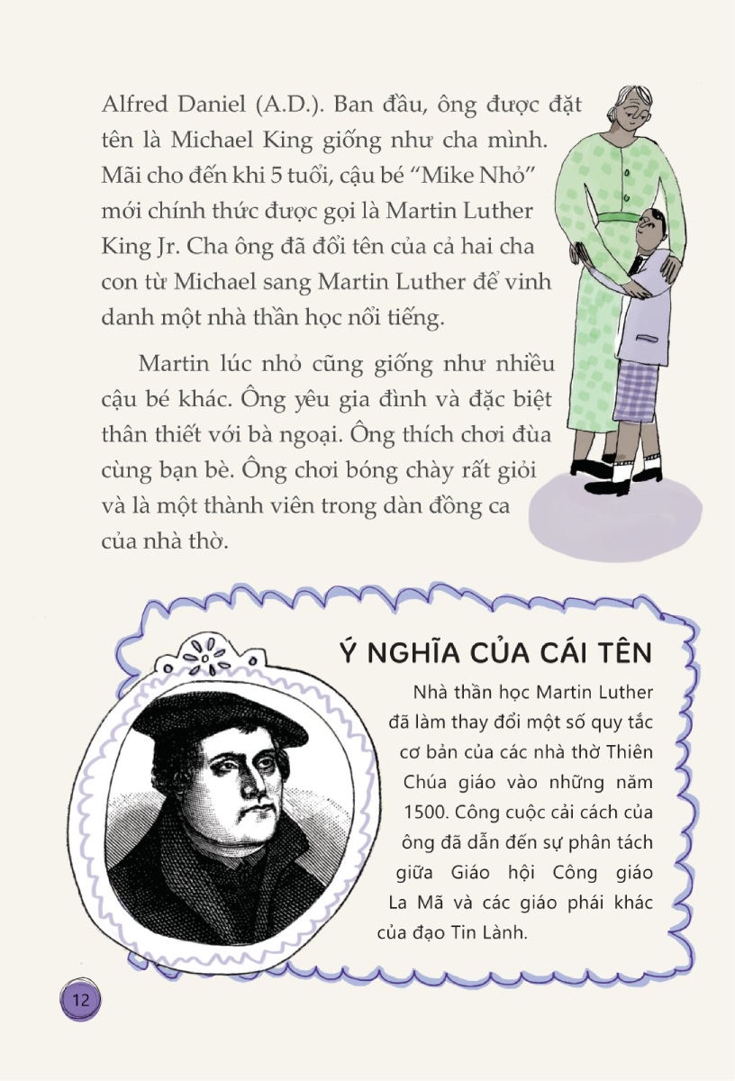 Truyện Kể Danh Nhân Truyền Cảm Hứng - Martin Luther King Jr _DTI