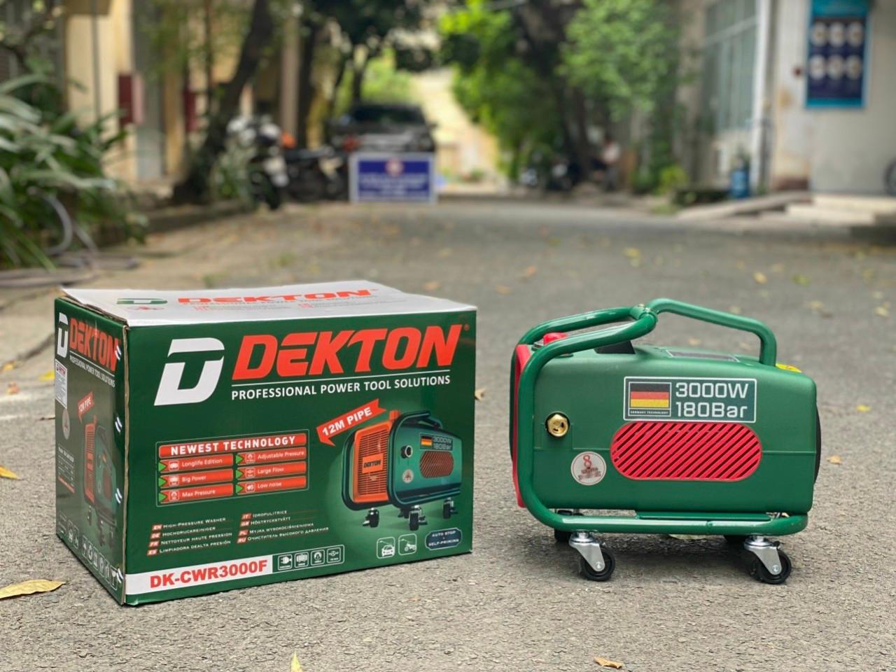 MÁY XỊT RỬA XE 3000w/180bar DEKTON DK-CWR3000F - HÀNG CHÍNH HÃNG