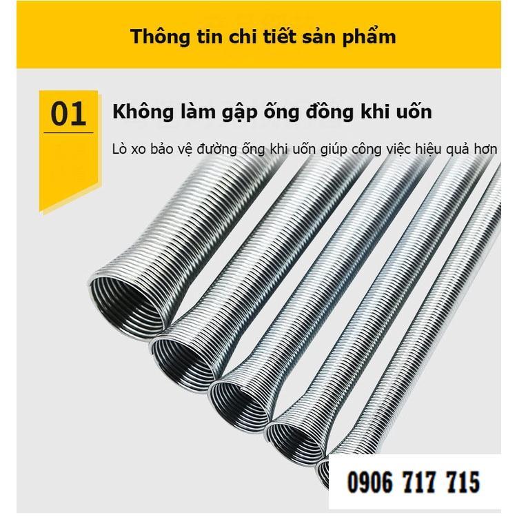 Combo bộ 5 lò xo uốn ống đồng điều hòa đường kính ống 6, 8, 10, 12, 16 mm.