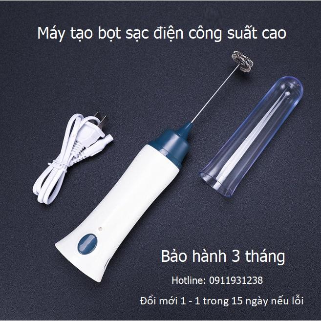 Máy Đánh Trứng, Tạo Bọt Sữa,Cafe, Cầm Tay Sạc Điện Tiện Ích, Có Cổng Sạc Usb