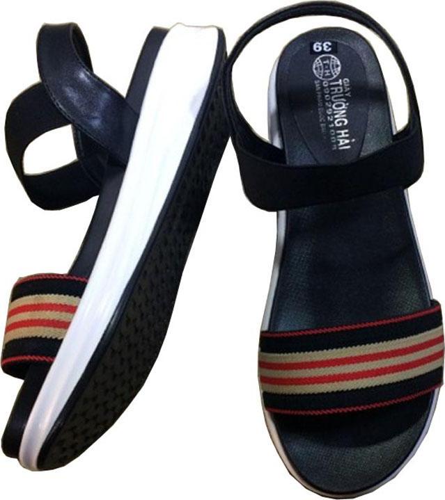 Giày sandal nữ Trường Hải đế PU siêu nhẹ quai dù  đế bằng cao 5cm dễ dàng di chuyền SDN7902