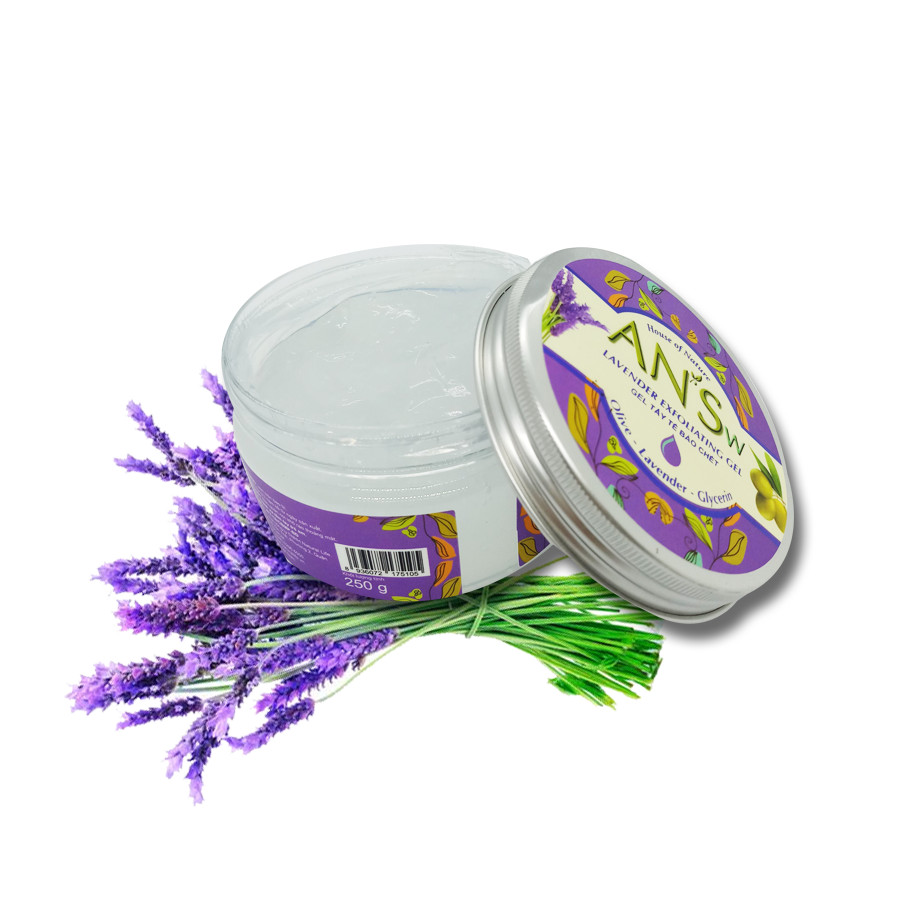 Gel Tẩy Tế Bào Da Chết Toàn Thân Body Lavender - AN'Sw (250g x 1 hủ)