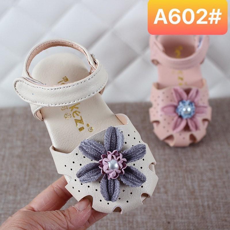 A602#SANDAL TẬP ĐI CHO BÉ ĐẾ CAO SU CAO CẤP