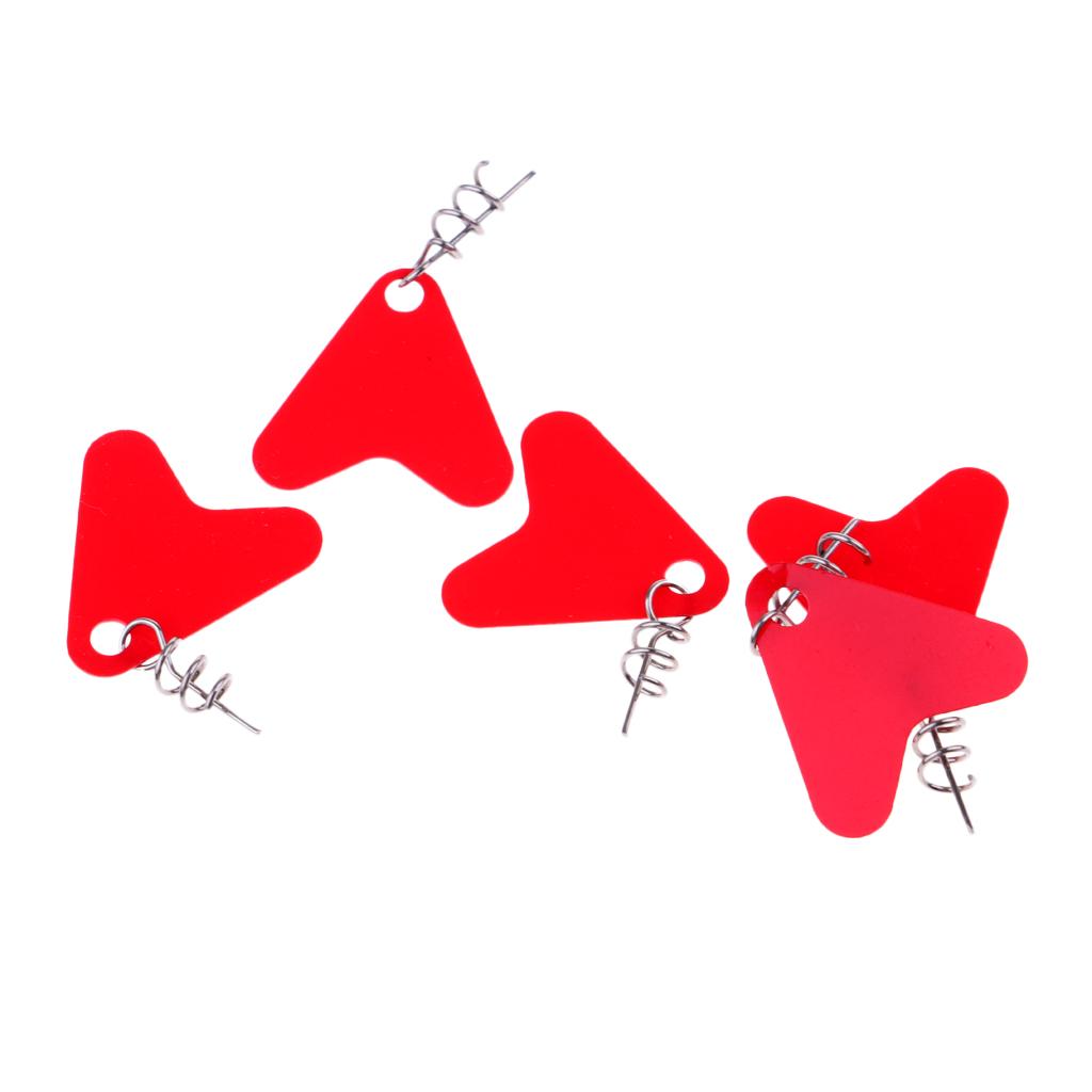 Fishing Spoon Lures with Centering Pin Spring Twist Lock