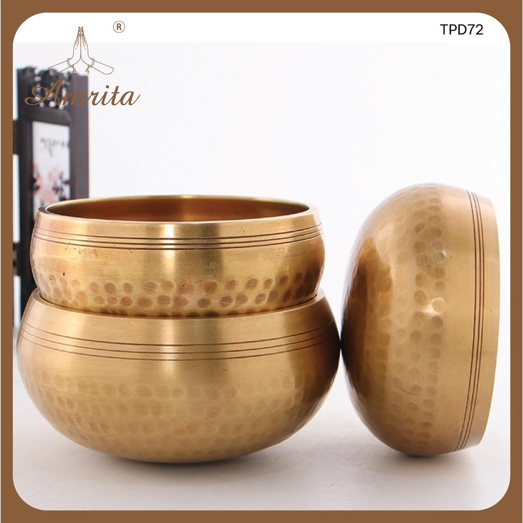 Chuông xoay tây tạng 12cm - Chuông bát xoay Nepal - Tây Tạng Singing Bowl- Chuông xoay Nepal