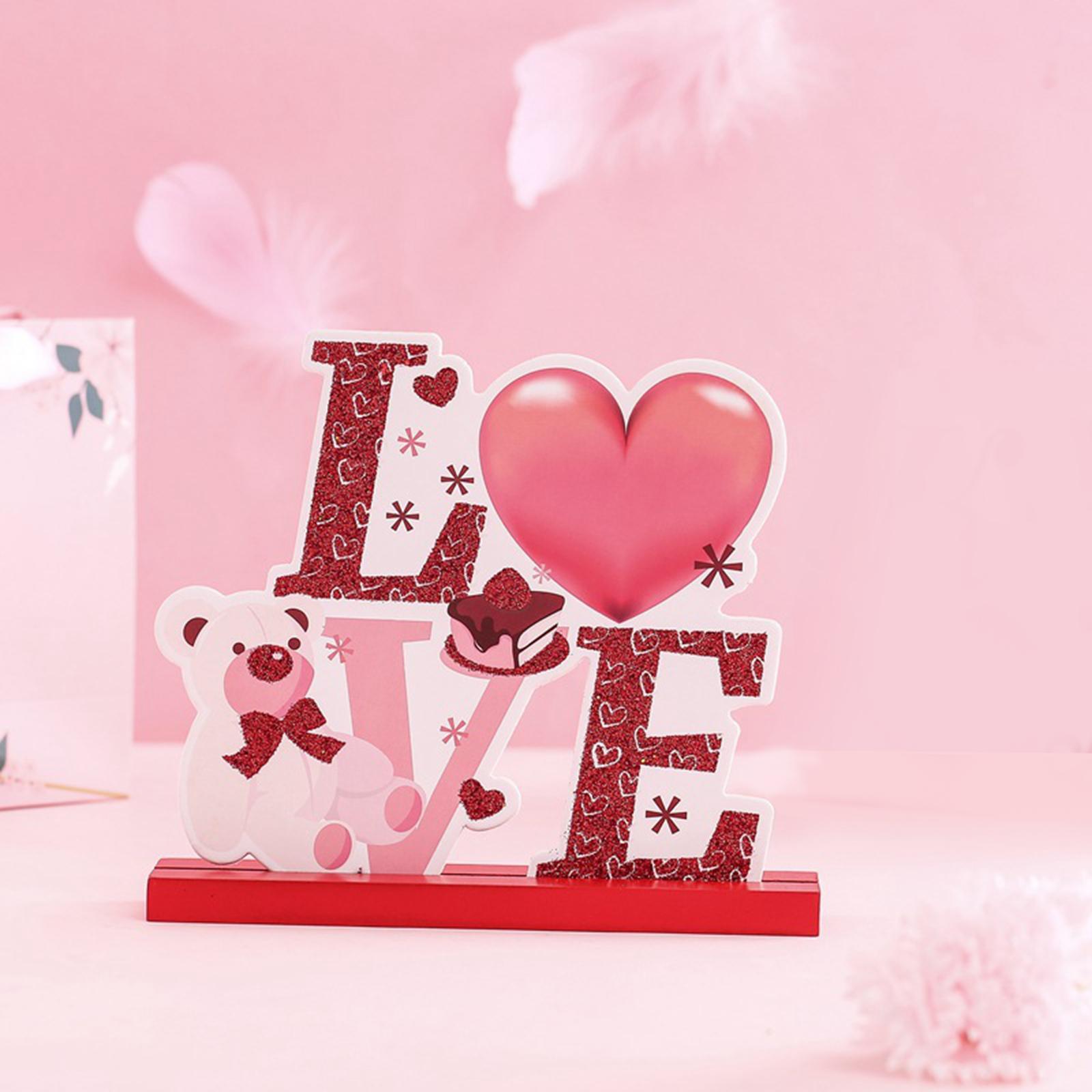 Romantic Valentine's Table Decoration Centerpieces for Engagement Valentines