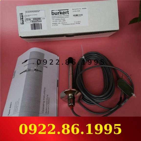 Burkert8221 Cảm Biến Độ Dẫn Điện Vệ Sinh Cấp 00564898 K = 0.01 564898