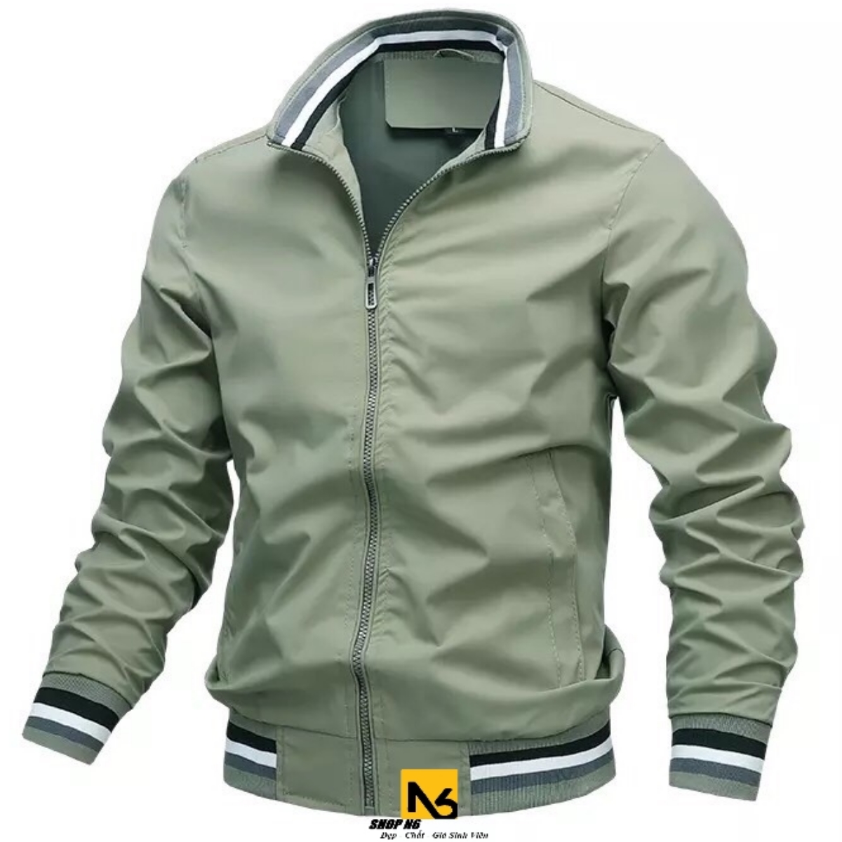 Áo Khoác Nam Áo Khoác Dù Nam Hai Lớp Cổ Cao Chống Nắng Tia Cực Tím Chống Lạnh Giá Tốt AD60 - ShopN6