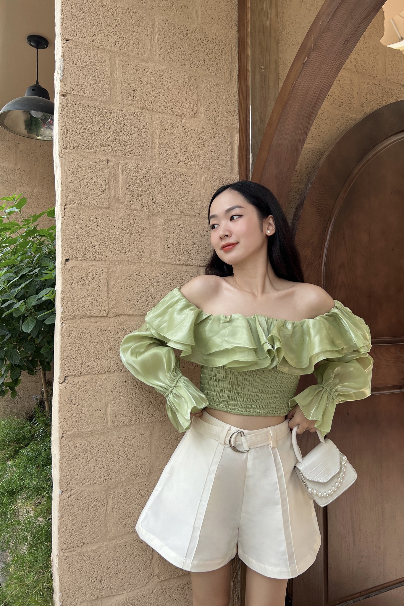 OLV - Áo Lydia Top in Green
