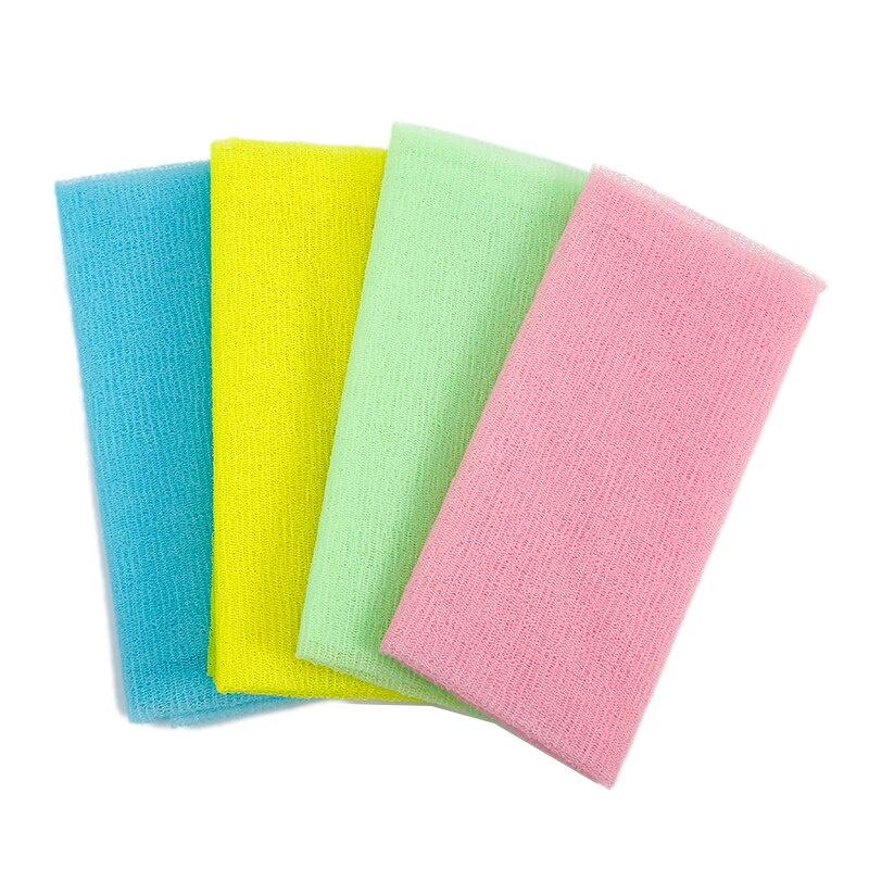 Exfoliating Nylon Bath Shower Body Cleaning Washing Scrubbing Towel Scrubbers Skin Care And Beautification Bath Sponge Body Brus