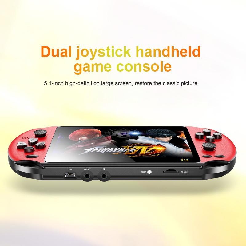 Máy Chơi Game Cầm Tay X12 5.1inch PS 1000 Trò Chơi Cổ Điển Tích Hợp Thẻ TF