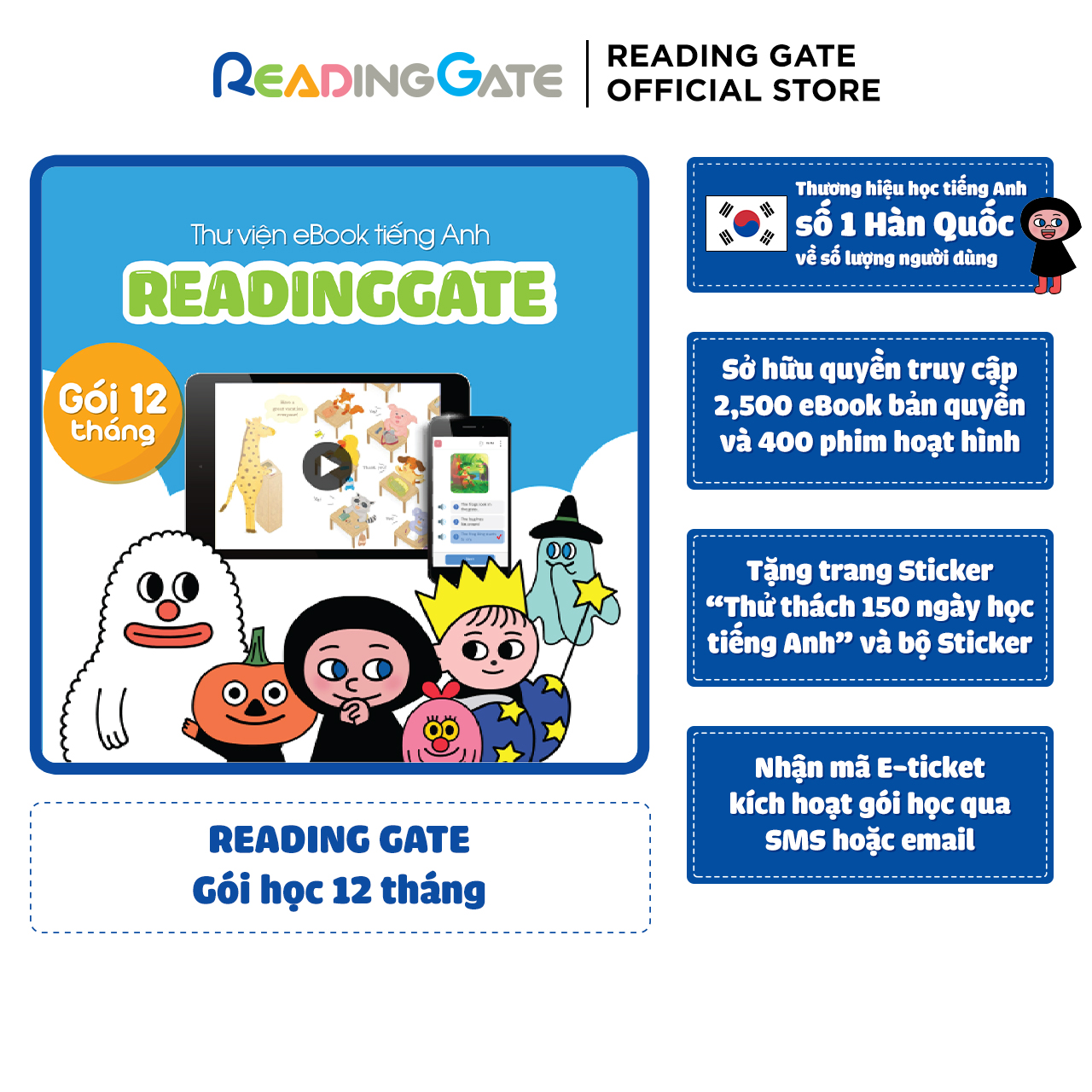 Reading Gate - ứng dụng đọc sách học tiếng anh đa nền tảng web/ Android/ IOS