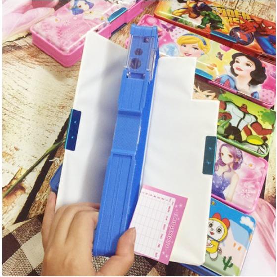 Hộp đựng bút nhựa 2 mặt kèm gọt chì