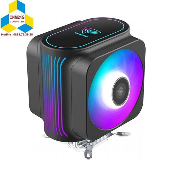 Tản Nhiệt CPU GameIce D66A Dual Fan 12cm RGB Air Cooling