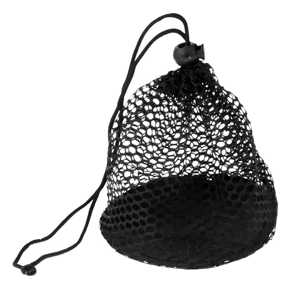 2-4pack Nylon Mesh Nets Bag Pouch Golf Tennis Ball 50 Balls Carrying Holder